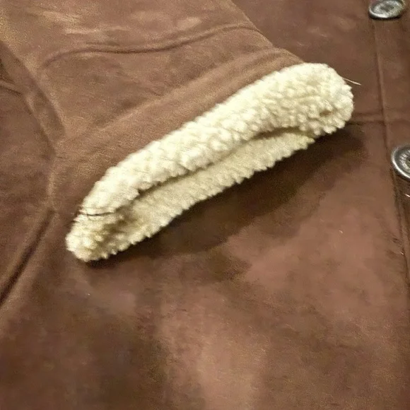 Lauren Ralph Lauren Brown Teddy Jacket with Sherpa Lining - Picture 4 of 7